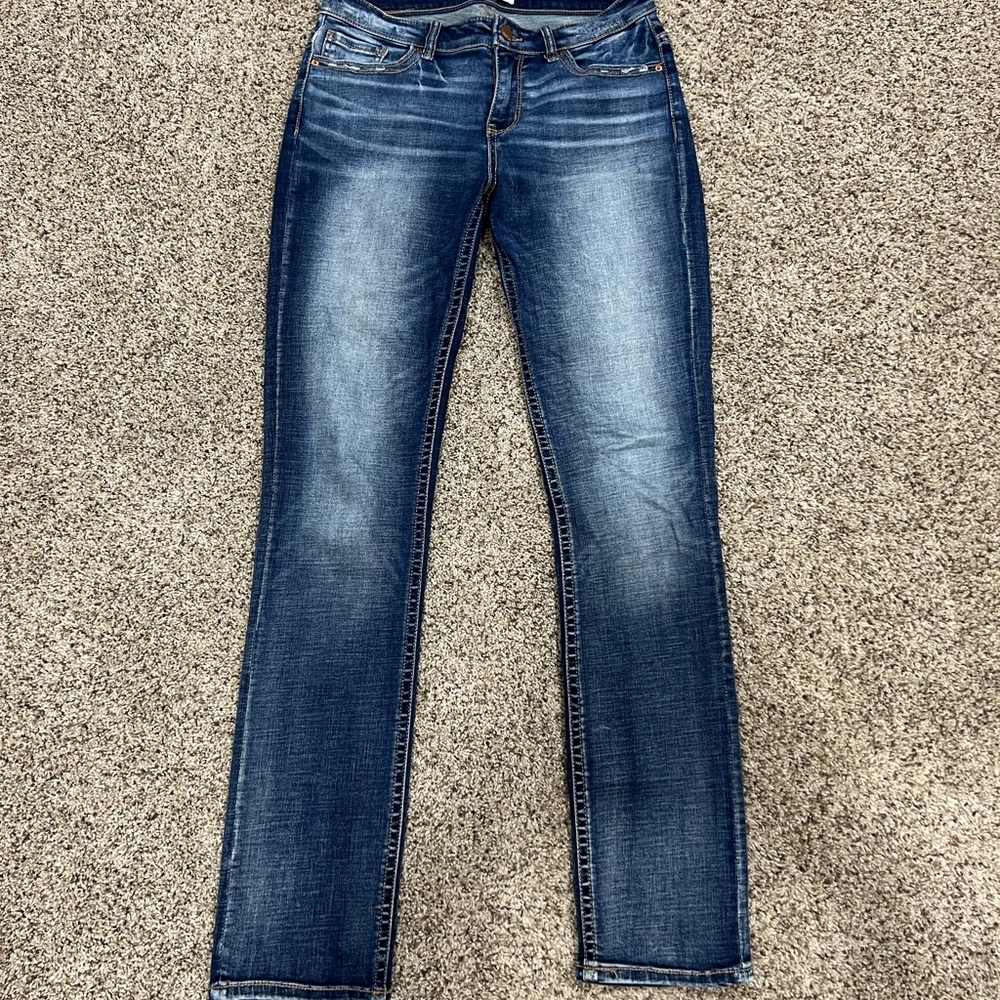 BKE Denim Payton Mid Rise Straight